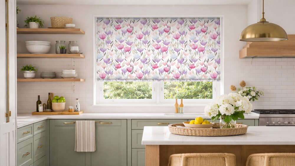 floral roller blind kitchen x floral roller blind kitchen x